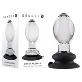 Gender X Crystal Ball Butt Plug - Mr and Mrs D's